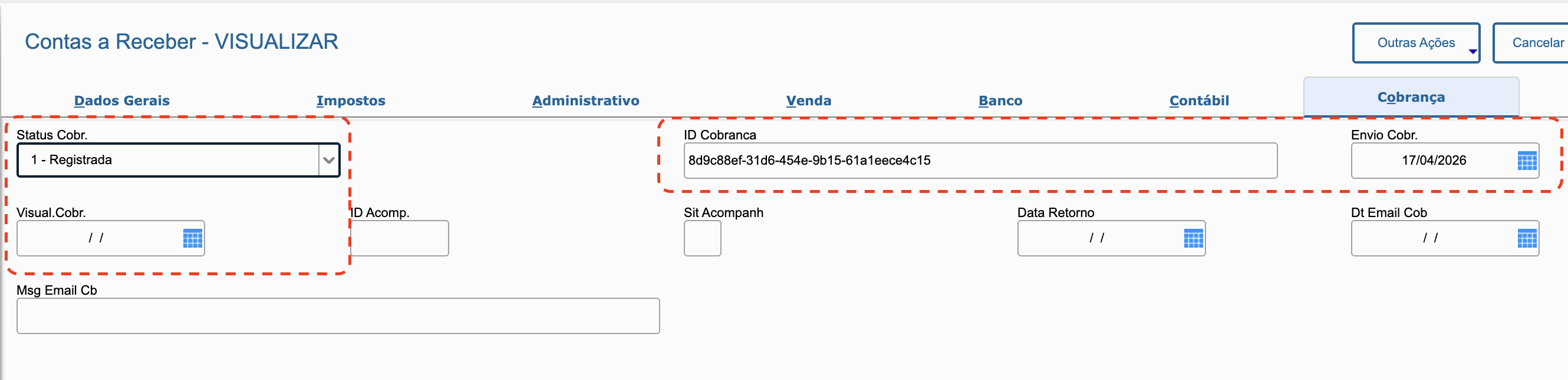 registro em lote